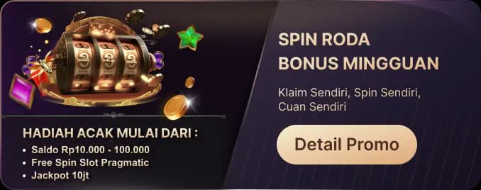 LUCKYSPIN!! RODA BONUS MINGGUAN